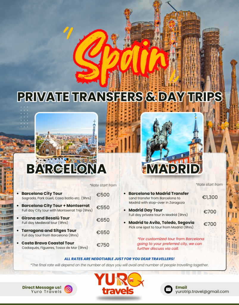 white and blue modern tours and travels agency promotion flyer